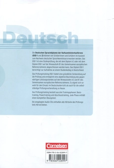 Бумажная книга «Prufungstraining. Deutsches Sprachdiplom der Kultusministerkonferenz. DSD Stufe 1. B2-C1 (+ 2 CD)», автор Юрген Вейгман - фото №2 - миниатюра