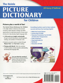 Паперова книга «Heinle Picture Dictionary for Children », автор Джилл Корі О'Салліван - фото №2 - мініатюра