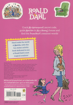 Бумажная книга «Roald Dahl's Matilda Wonderful Sticker Activity Book», автор Роальд Даль - фото №2 - миниатюра