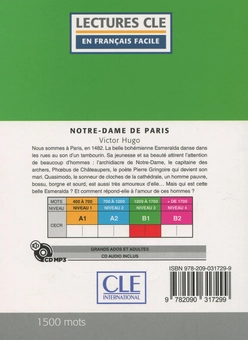 Паперова книга «Notre-Dame de Paris. Livre (+ Audio-CD)», автор Віктор Гюго - фото №2 - мініатюра