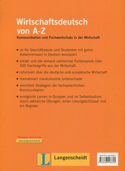 Бумажная книга «Wirtschaftsdeutsch von A-Z» - фото №2 - миниатюра