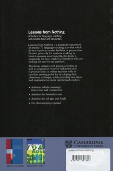 Паперова книга «Lessons from Nothing. Activities for Language Teaching with Limited Time and Resources», автор Брюс Мерсленд - фото №2 - мініатюра