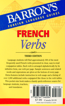 Паперова книга «French Verbs», авторів Крістофер Кендріс, Теодор Кендріс - фото №2 - мініатюра