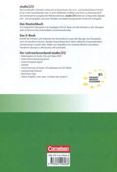 Паперова книга «Studio 21 B1/1. Deutschbuch (+ DVD)», авторів Герман Функ, Кристина Кун, Бріта Вінзер-Кіонтке, Лаура Нільсен - фото №2 - мініатюра