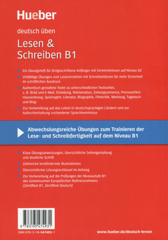 Бумажная книга «Deutsch uben. Lesen & Schreiben B1», автор Аннели Биллина - фото №2 - миниатюра