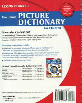 Бумажная книга «Heinle Picture Dictionary for Children. Lesson Planner (+ 3 CD, Activity Bank CD-ROM)», автор Барбара М. Линд - фото №2 - миниатюра
