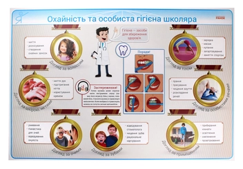 Паперова книга «Основи здоров'я. 3-4 клас. Комплект плакатів», автор Ірина Гусельникова - фото №3 - мініатюра