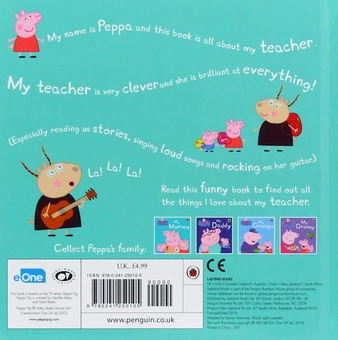 Бумажная книга «Peppa Pig. My Best Teacher», автор Лорен Холовэйти - фото №3 - миниатюра