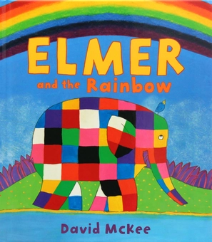 Паперова книга «Elmer and the Rainbow», автор Девід Маккі - фото №1 - мініатюра
