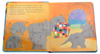 Паперова книга «Elmer and the Rainbow», автор Девід Маккі - фото №4 - мініатюра