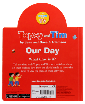Бумажная книга «Topsy and Tim. Our Day. Clock Book», авторов Джин Адамсон, Гарет Адамсон - фото №3 - миниатюра