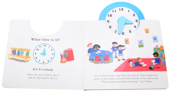 Бумажная книга «Topsy and Tim. Our Day. Clock Book», авторов Джин Адамсон, Гарет Адамсон - фото №4 - миниатюра