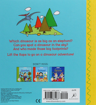 Паперова книга «Lift and Look. Dinosaurs», автор Саймон Абботт - фото №3 - мініатюра