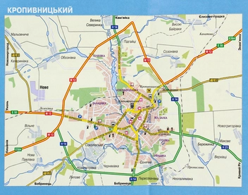 Бумажная книга «Україна. Карта автомобільних шляхів. 1:1 500 000» - фото №8 - миниатюра