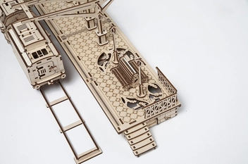  «Механический 3D пазл Ukrainian Gears Перрон (70013)», бренда Ukrainian Gears / UGears - фото №5 - миниатюра