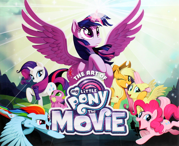 Паперова книга «The Art of My Little Pony. The Movie» - фото №1 - мініатюра