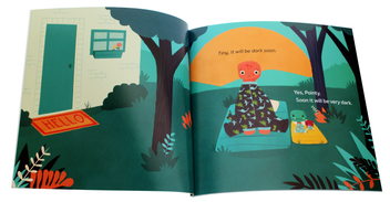 Бумажная книга «Tiny T. Rex and the Very Dark Dark», автор Джонатан Штуцман - фото №3 - миниатюра
