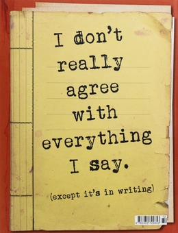 Паперова книга «I Don't Really Agree with Everything I Say» - фото №2 - мініатюра