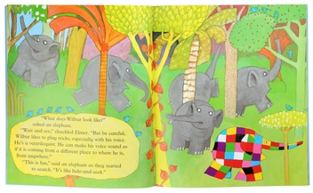 Паперова книга «Elmer and Wilbur», автор Девід Маккі - фото №3 - мініатюра