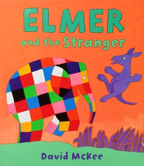 Паперова книга «Elmer and the Stranger», автор Девід Маккі - фото №1 - мініатюра