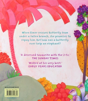 Паперова книга «Elmer and Butterfly», автор Девід Маккі - фото №3 - мініатюра