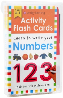 Бумажная книга «Activity Flash Cards Numbers (+ with a wipe clean pen)», автор Роджер Придди - фото №1 - миниатюра