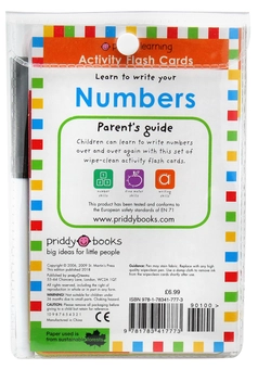 Бумажная книга «Activity Flash Cards Numbers (+ with a wipe clean pen)», автор Роджер Придди - фото №3 - миниатюра