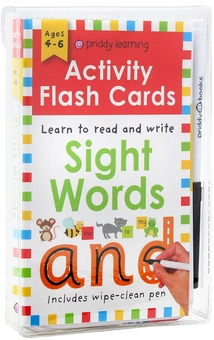 Бумажная книга «Activity Flash Cards Sight Words (+ with a wipe clean pen)», автор Роджер Придди - фото №1 - миниатюра