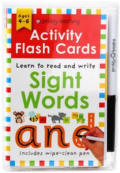 Бумажная книга «Activity Flash Cards Sight Words (+ with a wipe clean pen)», автор Роджер Придди - фото №2 - миниатюра