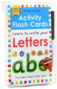 Бумажная книга «Activity Flash Cards Letters (+ with a wipe clean pen)», автор Роджер Придди - фото №1 - миниатюра