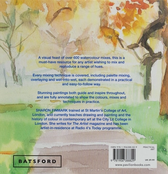 Бумажная книга «600 Watercolour Mixes», автор Шэрон Финмарк - фото №2 - миниатюра