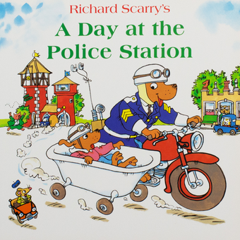 Бумажная книга «A Day at the Police Station», автор Ричард Скарри - фото №1 - миниатюра