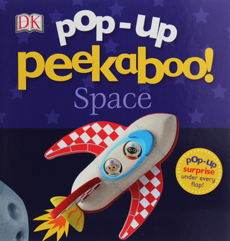 Бумажная книга «Pop-Up Peekaboo! Space», автор Доун Сиретт - фото №1 - миниатюра