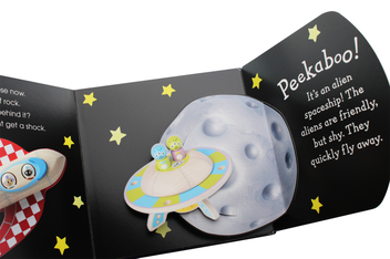 Бумажная книга «Pop-Up Peekaboo! Space», автор Доун Сиретт - фото №8 - миниатюра