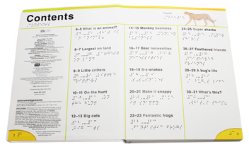 Паперова книга «Braille Animals. Knowledge You Can Touch» - фото №5 - мініатюра