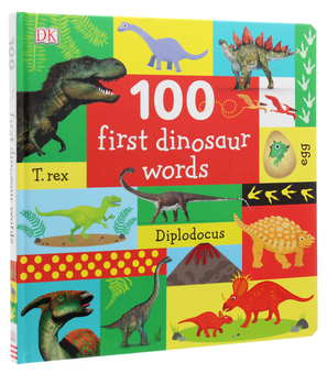 Паперова книга «100 First Dinosaur Words», автор Доун Сіретт - фото №3 - мініатюра