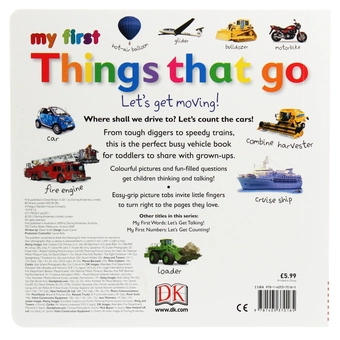 Бумажная книга «My First Things That Go. Let's Get Moving!», автор Доун Сиретт - фото №2 - миниатюра