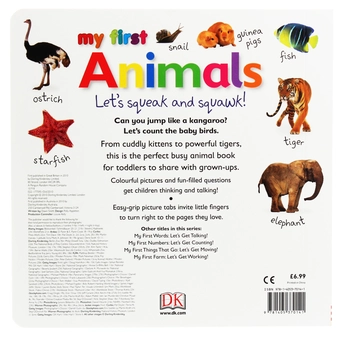 Бумажная книга «My First Animals. Let's Squeak and Squawk!», автор Доун Сиретт - фото №2 - миниатюра