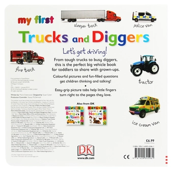 Бумажная книга «My First Trucks and Diggers. Let's Get Driving!», автор Мэри Гринвуд - фото №2 - миниатюра