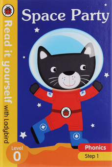Паперова книга «Space Party. Read it yourself with Ladybird. Level 0, Step 1», автор Кетрін Бейкер - фото №1 - мініатюра