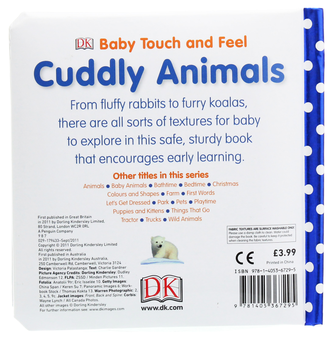 Паперова книга «Baby Touch and Feel. Cuddly Animals», автор Чарлі Гарднер - фото №2 - мініатюра