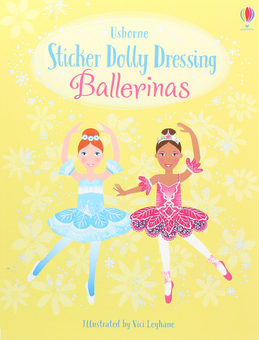 Паперова книга «Sticker Dolly Dressing Ballerinas», автор Лєоне Пратт - фото №1 - мініатюра