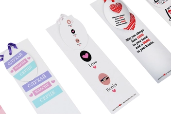 «Набор закладок для книг Bookmarks Love is all 5 шт (0000000000345)», бренда Bookmarks - фото №3 - миниатюра