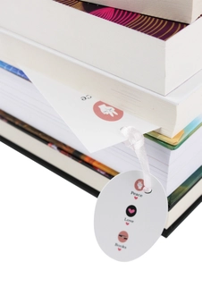 «Набор закладок для книг Bookmarks Love is all 5 шт (0000000000345)», бренда Bookmarks - фото №8 - миниатюра