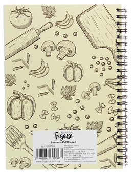  «Блокнот Figasse CookBook Желтый (КБ0006)» - фото №3 - миниатюра