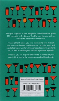 Паперова книга «101 Cocktails to try before you die», автор Франсуа Монті - фото №2 - мініатюра