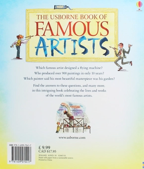 Бумажная книга «The Usborne Book of Famous Artists», авторов Рози Диккинс, Эбигейл Уитли, Рут Брокльхерст - фото №2 - миниатюра