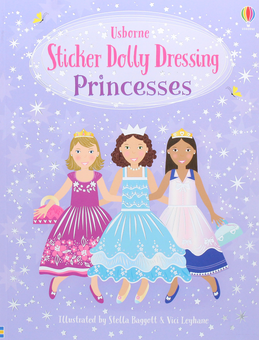 Паперова книга «Sticker Dolly Dressing. Princesses», автор Фіона Вотт - фото №1 - мініатюра