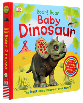 Паперова книга «Roar! Roar! Baby Dinosaur» - фото №3 - мініатюра