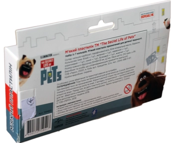  «Пластилин The Secret Life of Pets 7 цветов (119715)», бренда Перо - фото №2 - миниатюра